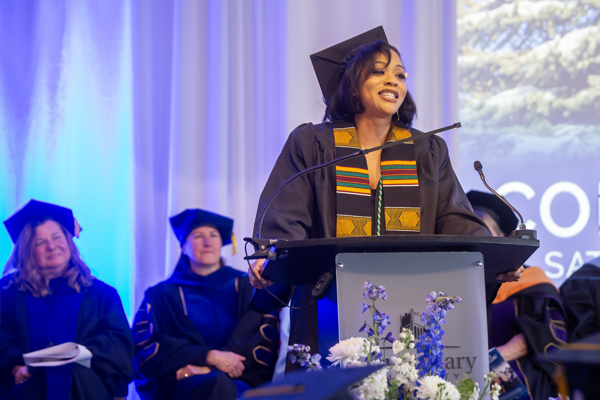 Winter graduates encouraged to embrace change while maintaining connections