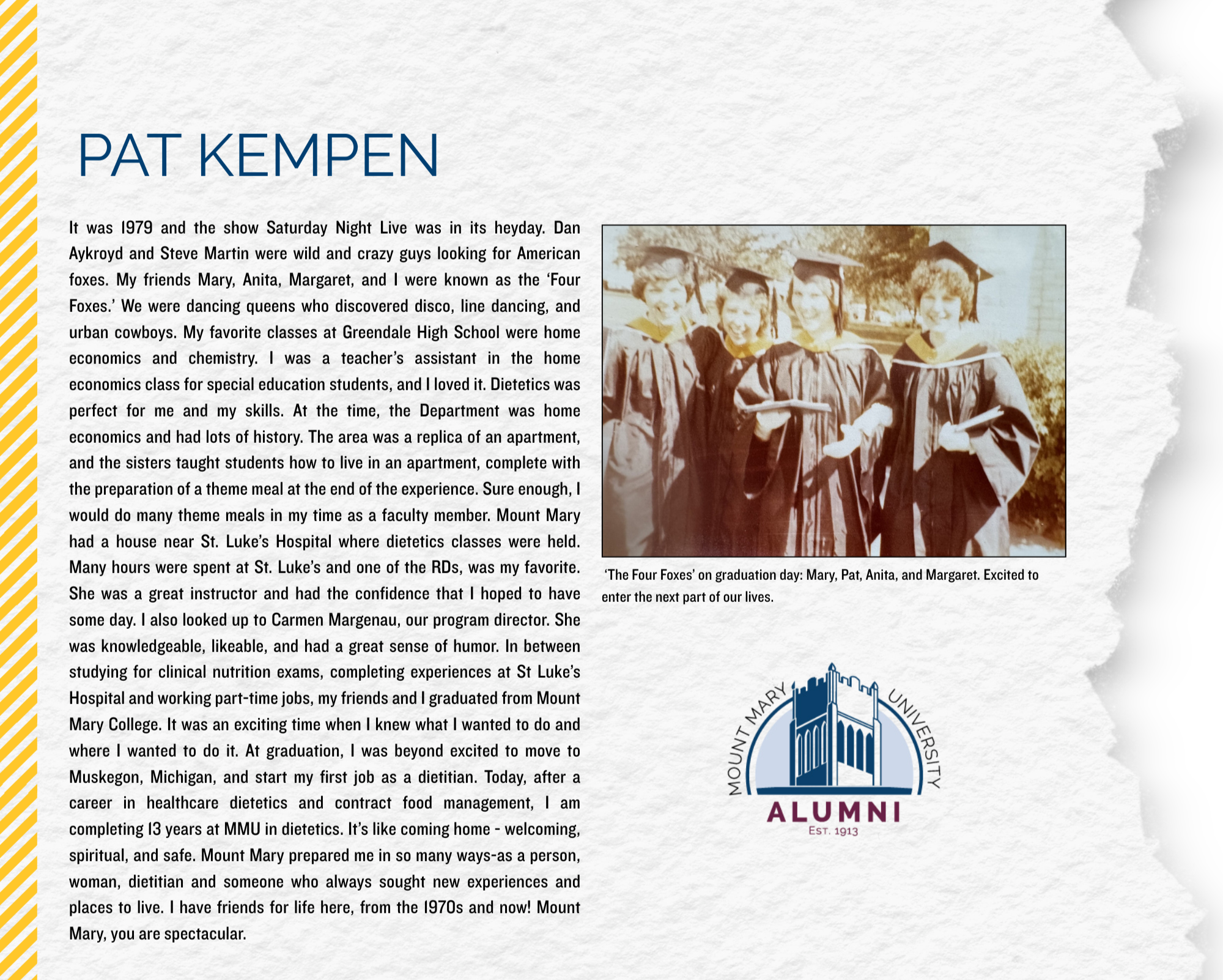 Pat Kempen's Alumni Story